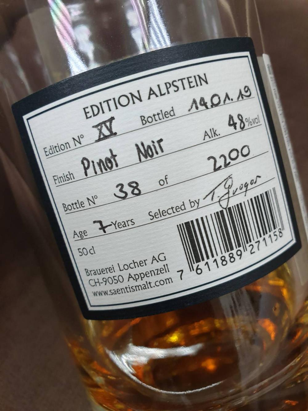 【團購0081-7】過黑皮諾桶的瑞士威士忌